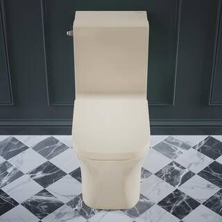 Swiss Madison Concorde 1-Piece 1.28 GPF Single Flush Square Toilet in Bisque Seat Included SM-1T107BQ