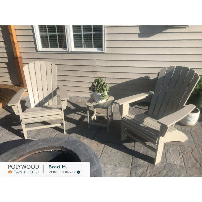 POLYWOOD Nautical Curveback Adirondack Chair