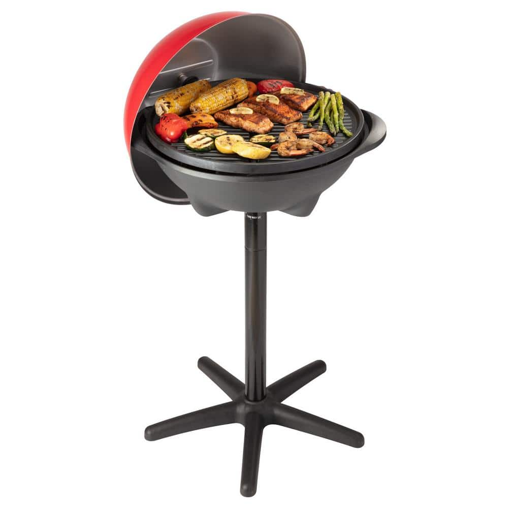 Cuisinart 2-In-1 Outdoor Electric Grill in Red/Black CEG-115