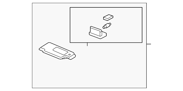 Genuine OE Honda Sun-Visor - 83280-SHJ-A02ZC