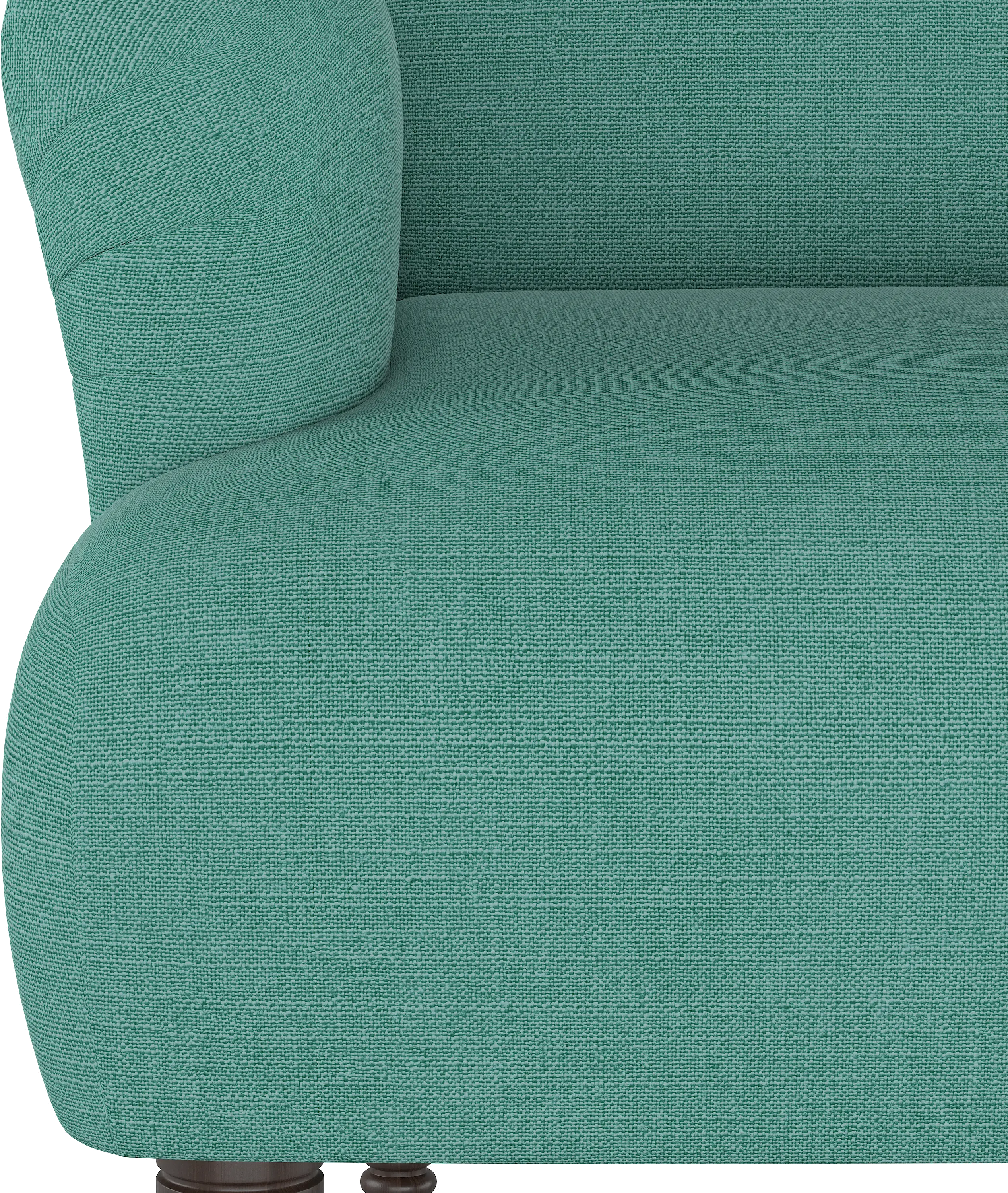 Clara Laguna Turquoise Settee - Skyline Furniture