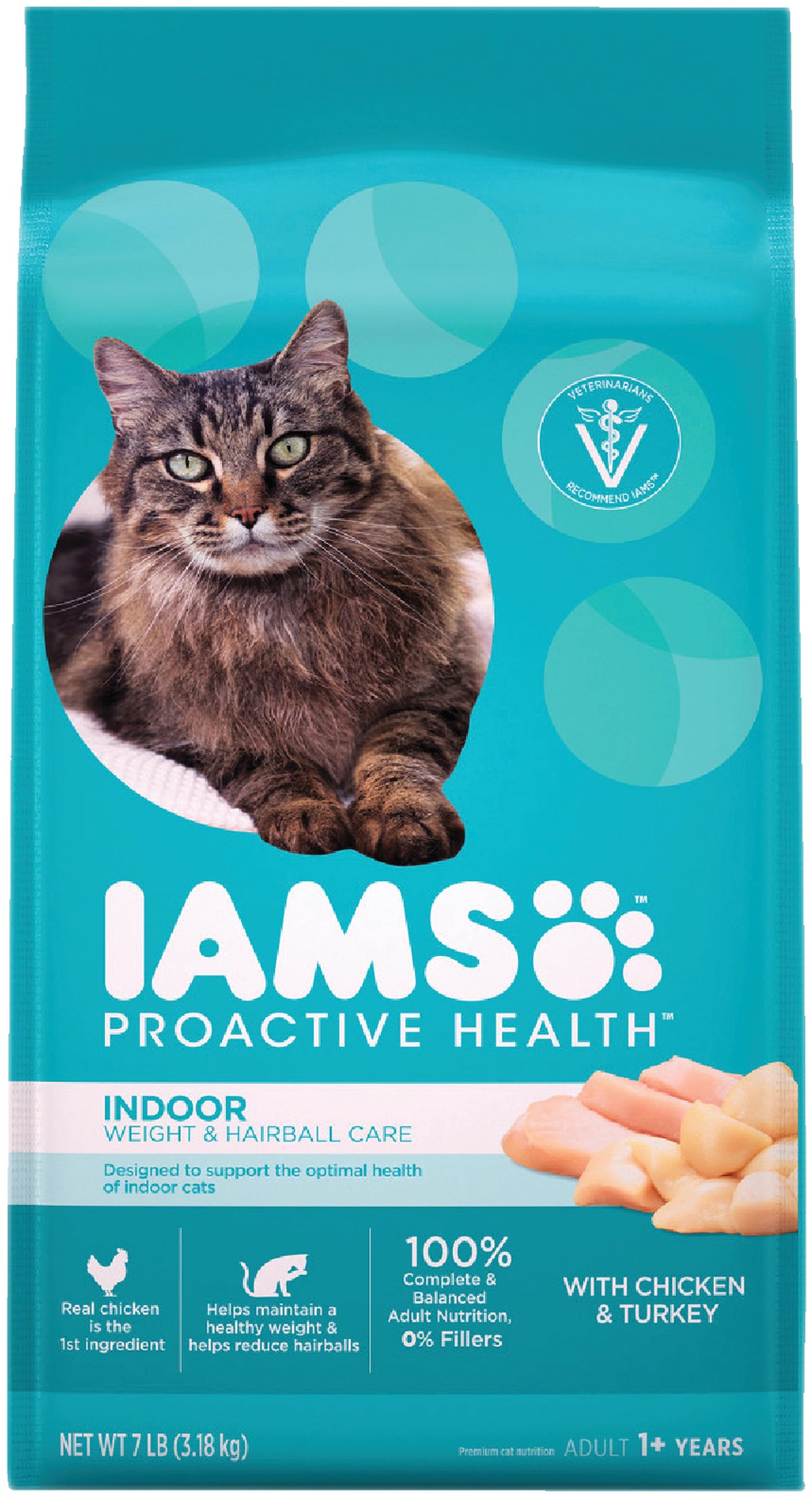 Iams Proactive Health Weight Controlamp Hairball Care Dry Cat Food 7 Lb.