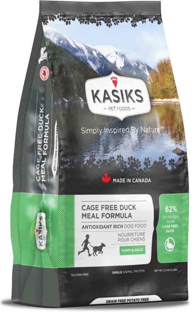 Kasiks Cage Free Duck Meal Formula Grain-Free Dry Dog Food