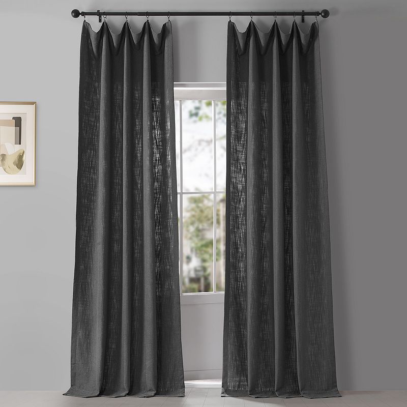 EFF Belgian Heavy Faux Linen Window Curtain