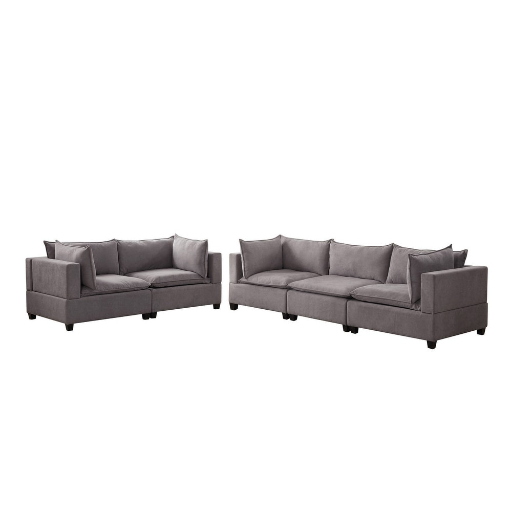 2 Piece Sofa and Loveseat Living Room Set