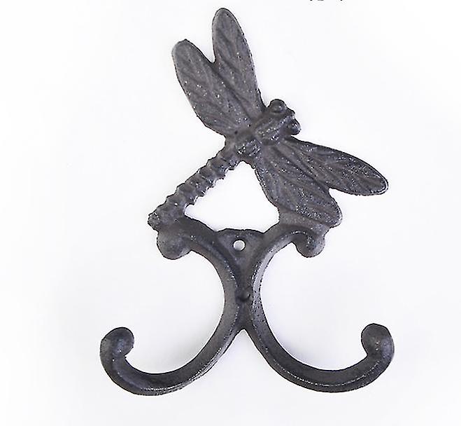 Wall Animal Wrought Iron Cast Iron Strong Load-bearing Hook 4 Pieces