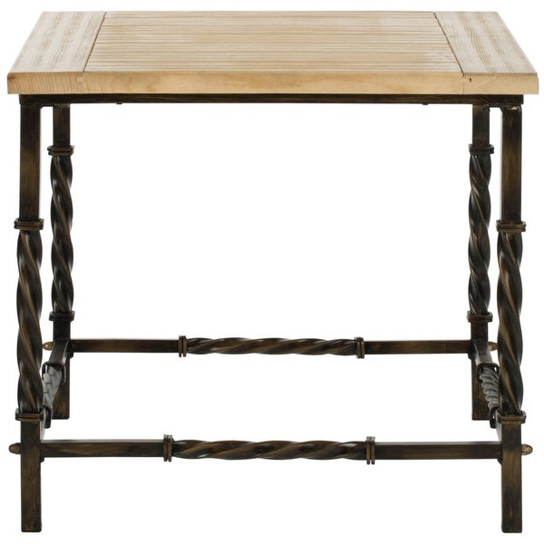 SAFAVIEH Tonya Natural Side Table - 25.5