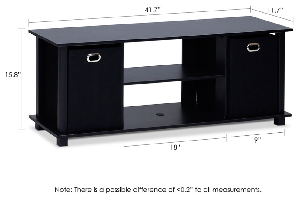 Furinno Econ TV Stand   Contemporary   Entertainment Centers And Tv Stands   by BisonOffice  Houzz