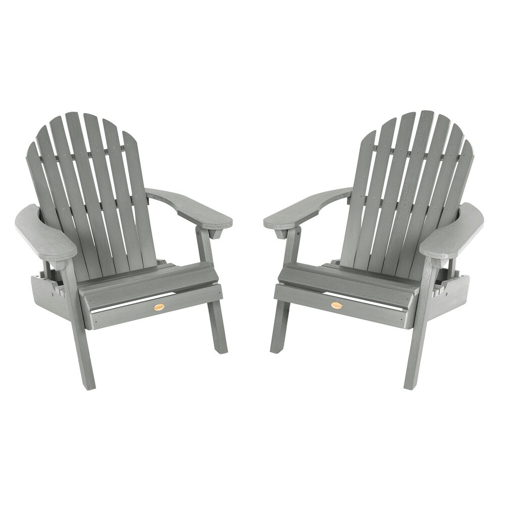 Highwood Hamilton Reclining Adirondack Chairs (Set of 2)