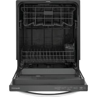 Frigidaire 24 in Top Control Built in Tall Tub Dishwasher with Plastic Tub in Stainless Steel with 4-cycles FDPH4316AS