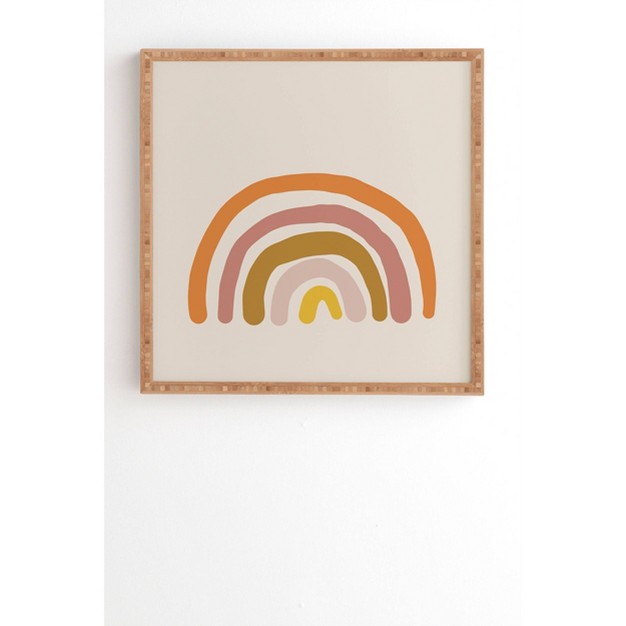 Urban Wild Studio Paint Rainbow Framed Wall Art Deny Designs