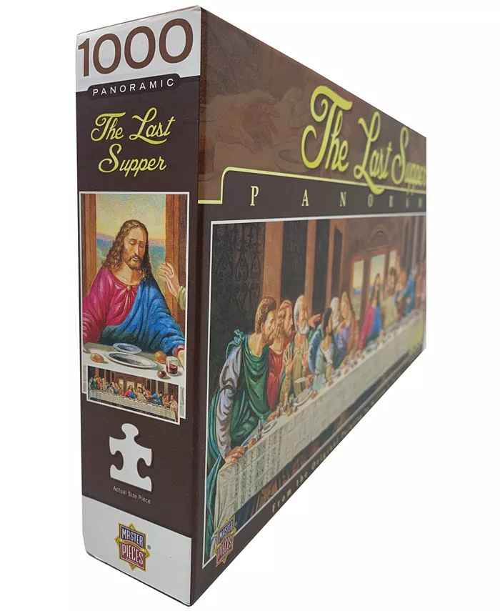 MasterPieces Puzzles The Last Supper Panorama Puzzle Set  1000 Piece