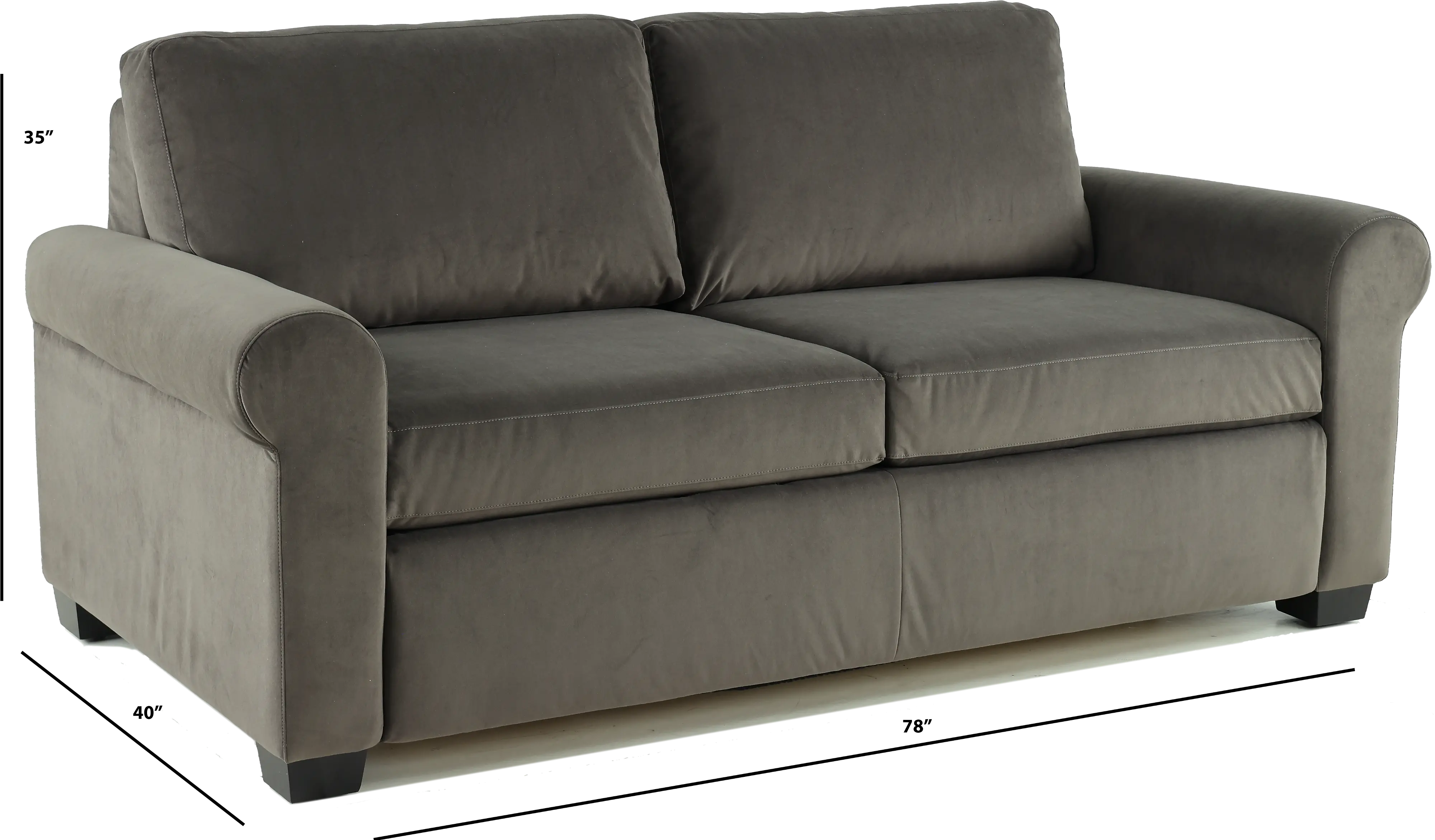 Cooper Toscana Gunmetal Queen Sofa Bed