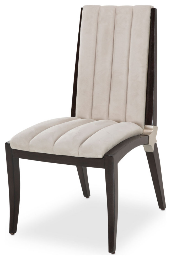 Paris Chic Dining Side Chair   Espresso   Transitional   Dining Chairs   by Michael Amini  Houzz