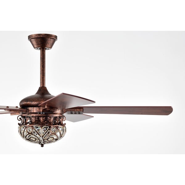 Laylani 52 Inch Antique Copper Ceiling Fan 2 Light with Remote Shopping - The Best Deals on Ceiling Fans | 39425273