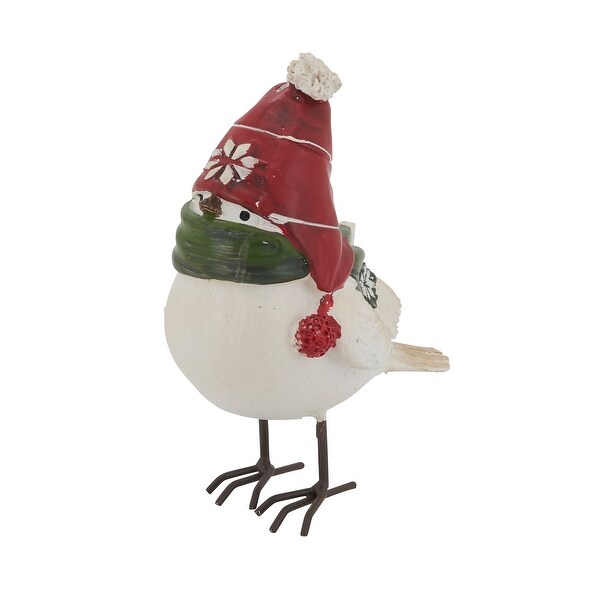 Bird with Beanie Home Accent