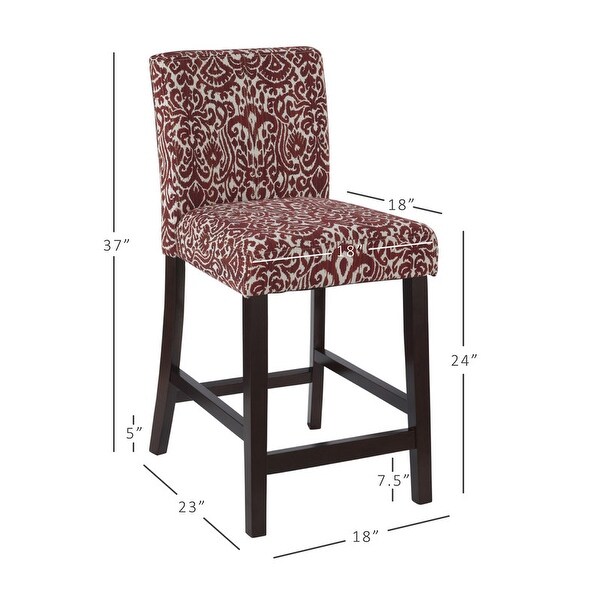 Copper Grove Amravati Lava 24-inch Counter Stool