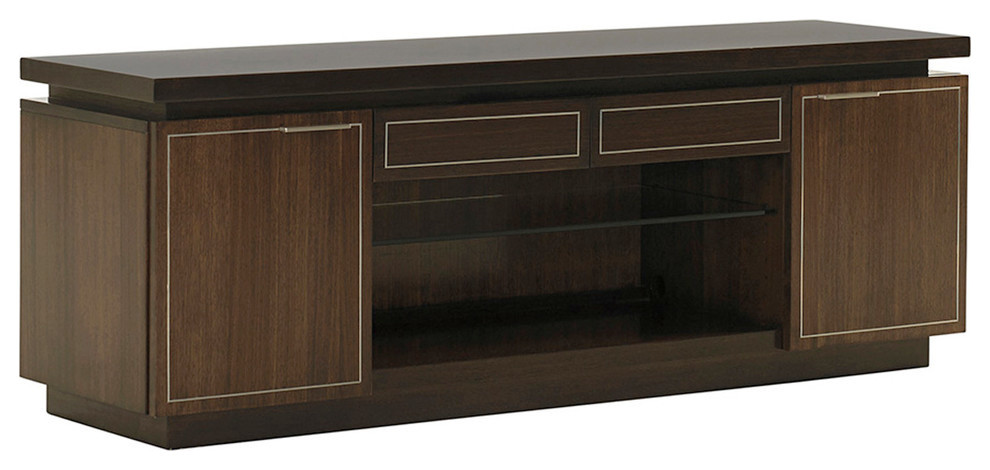 Highview Media Console   Transitional   Entertainment Centers And Tv Stands   by Homesquare  Houzz