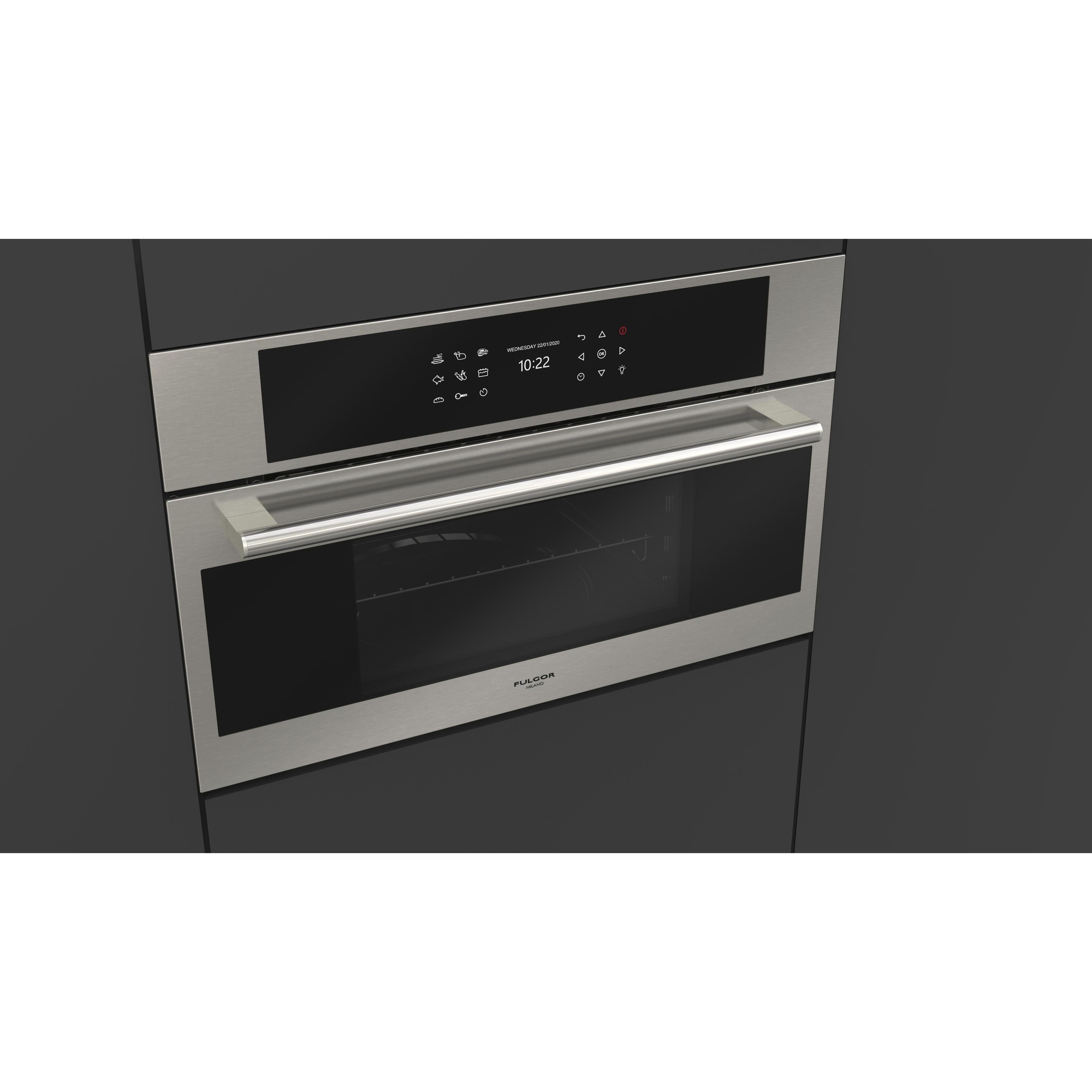 Fulgor Milano 30-inch, Built-in Single Steam Wall Oven F7DSCO30S1