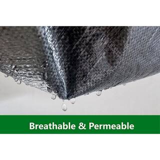 Agfabric 4 ft. x 50 ft. Permeability Weed Barrier Polypropylene Ultra Ground Cover Landscape Weed Control Fabric 0450-100