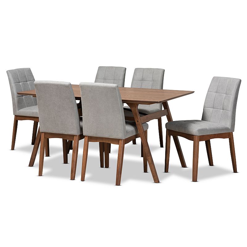 Baxton Studio Tara Dining 7-piece Set