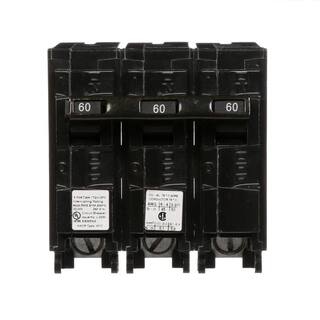 Siemens 60 Amp Three-Pole Type QPH 22kA Circuit Breaker Q360H