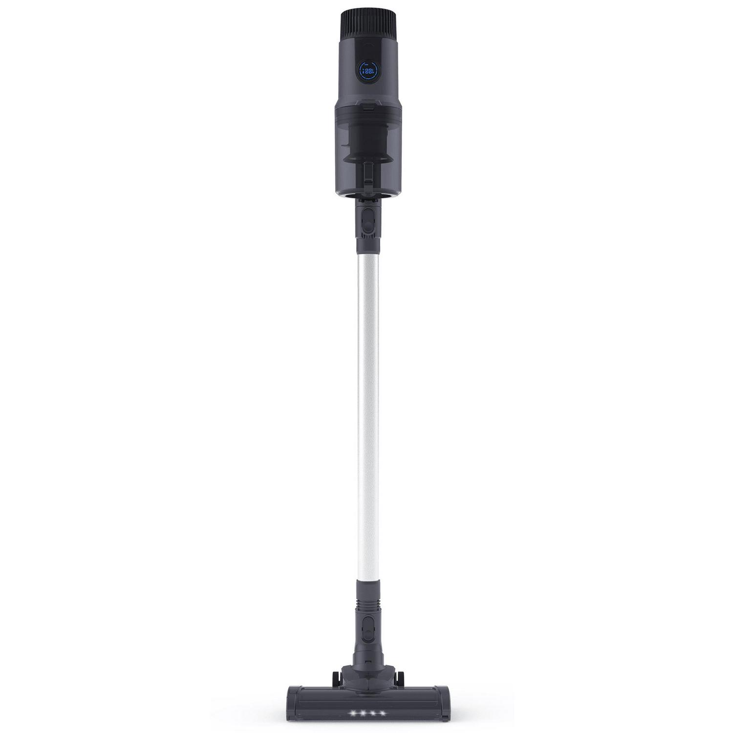 iHome StickVac SV2 Lightweight Cordless Vacuum Cleaner， with Strong Suction， LED Lighting， 4 -in-1 Converts to HandVac， Long Lasting Battery