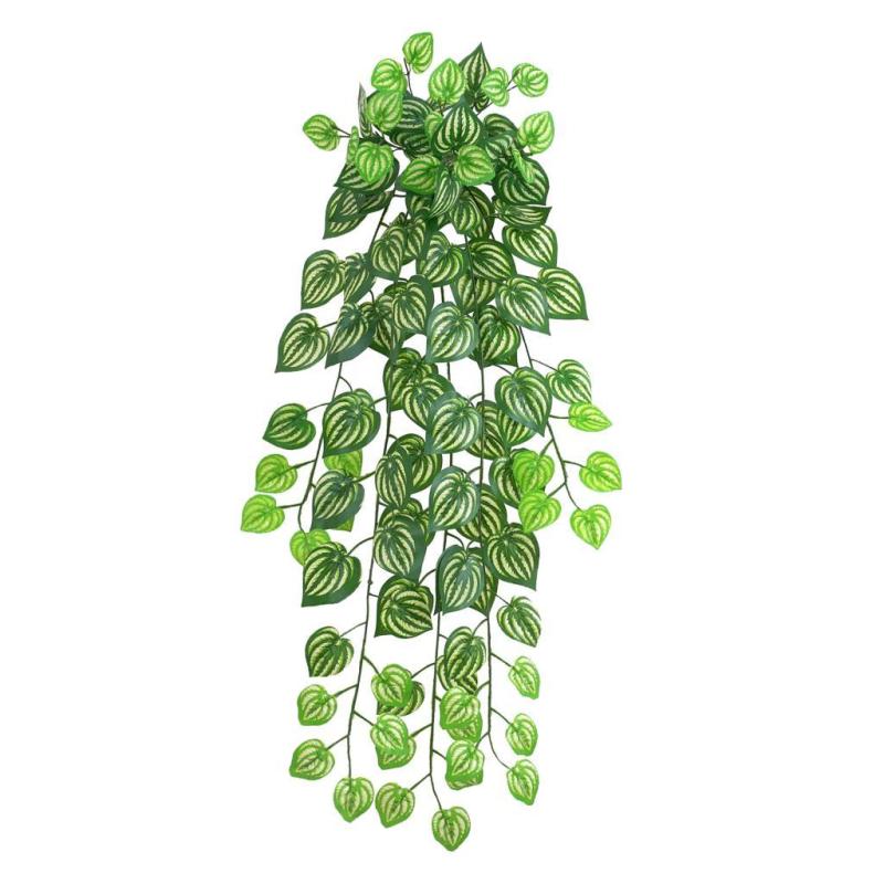 Artificial Ivy Leaf Vine Plant Garden Office Patio Wedding Bar - watermelon leaves