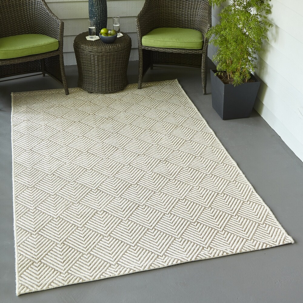 Momeni Como Contemporary Geometric Indoor Outdoor Rug