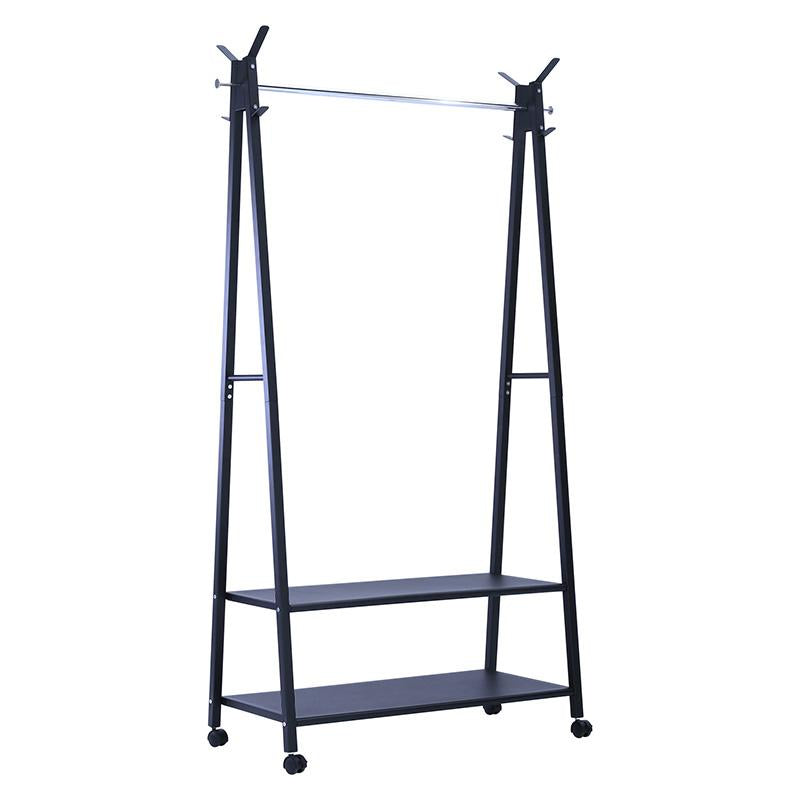 HIYAN Portable Clothing Stand in Black