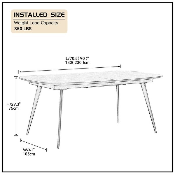 WILLIAMSPACE Walnut Butterfly Dining Table with Leaf Extension