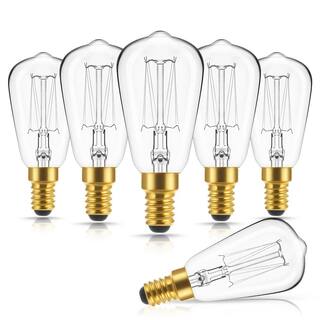 YANSUN 40-Watt ST40 E12 Edison Incandescent Dimmable Light Bulb in Warm White 2700K(6-Pack) H-FB02304DW6E12-4