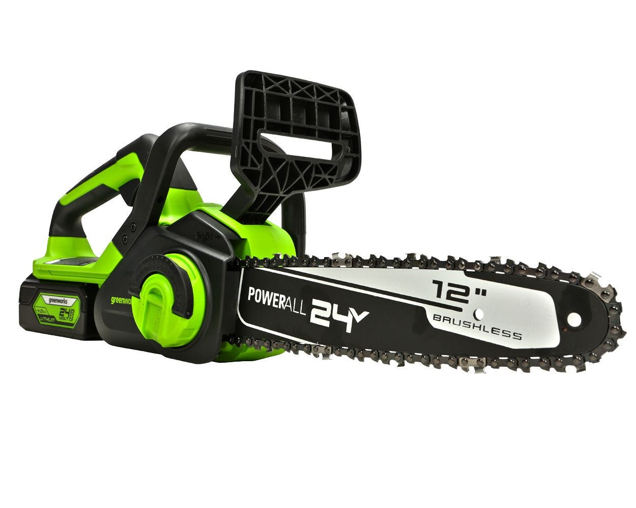 24V 12-Inch Brushless Chainsaw | Greenworks Tools