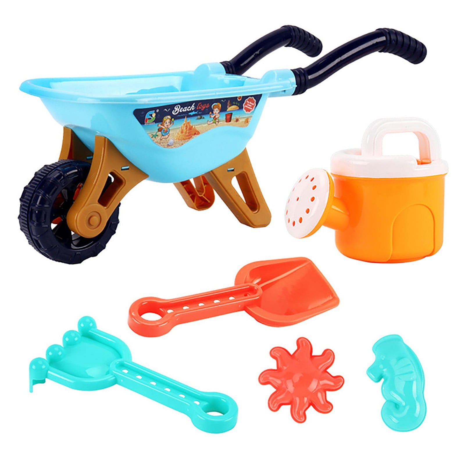 Beach Toy Beach Toy Sand Set Sand Play Sandpit Toy Summer Outdoor Toy For Boys And Girls Pool Toys For Toddlers 1-3 Plastic Multicolor