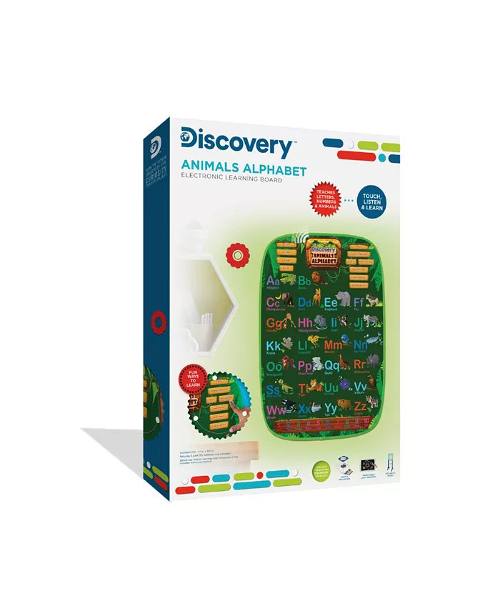 Discovery Kids Animal Alphabet Electronic Learning Board Set  34 Piece