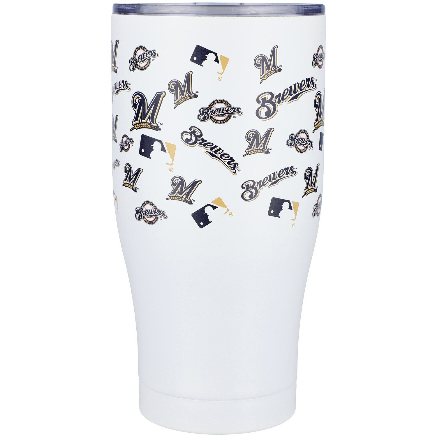 Milwaukee Brewers 24oz. All Over Print Stainless Steel Tumbler