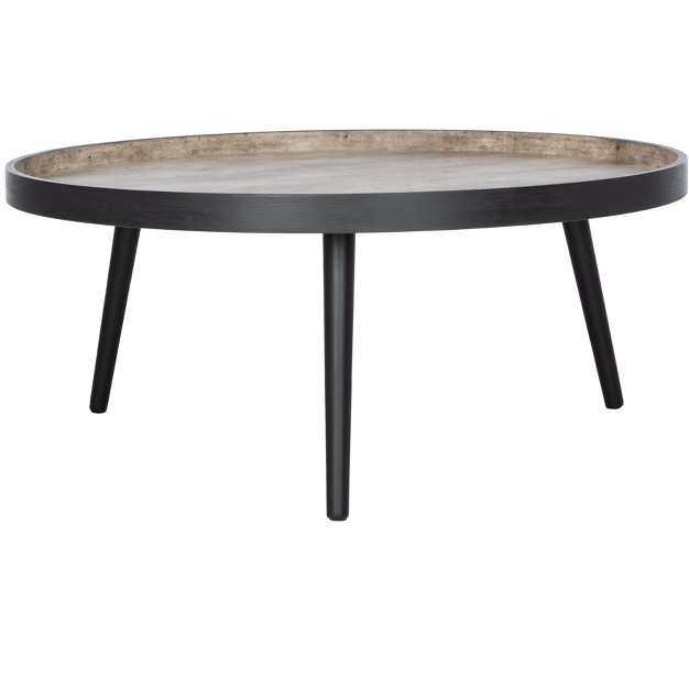 Fritz Round Tray Top Coffee Table Safavieh