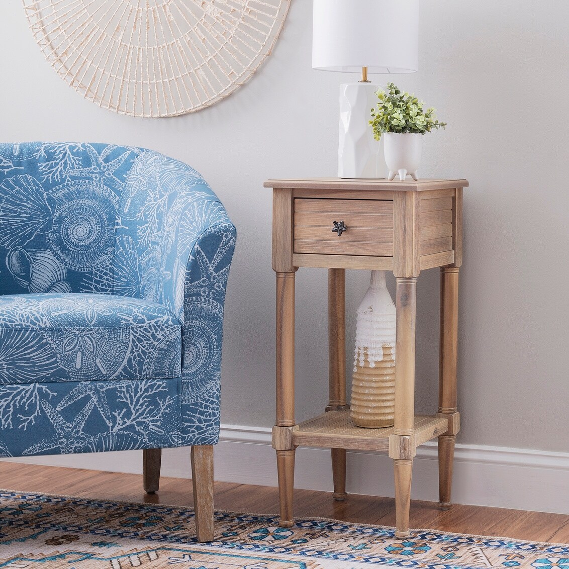 Taunton Coastal Side End Table