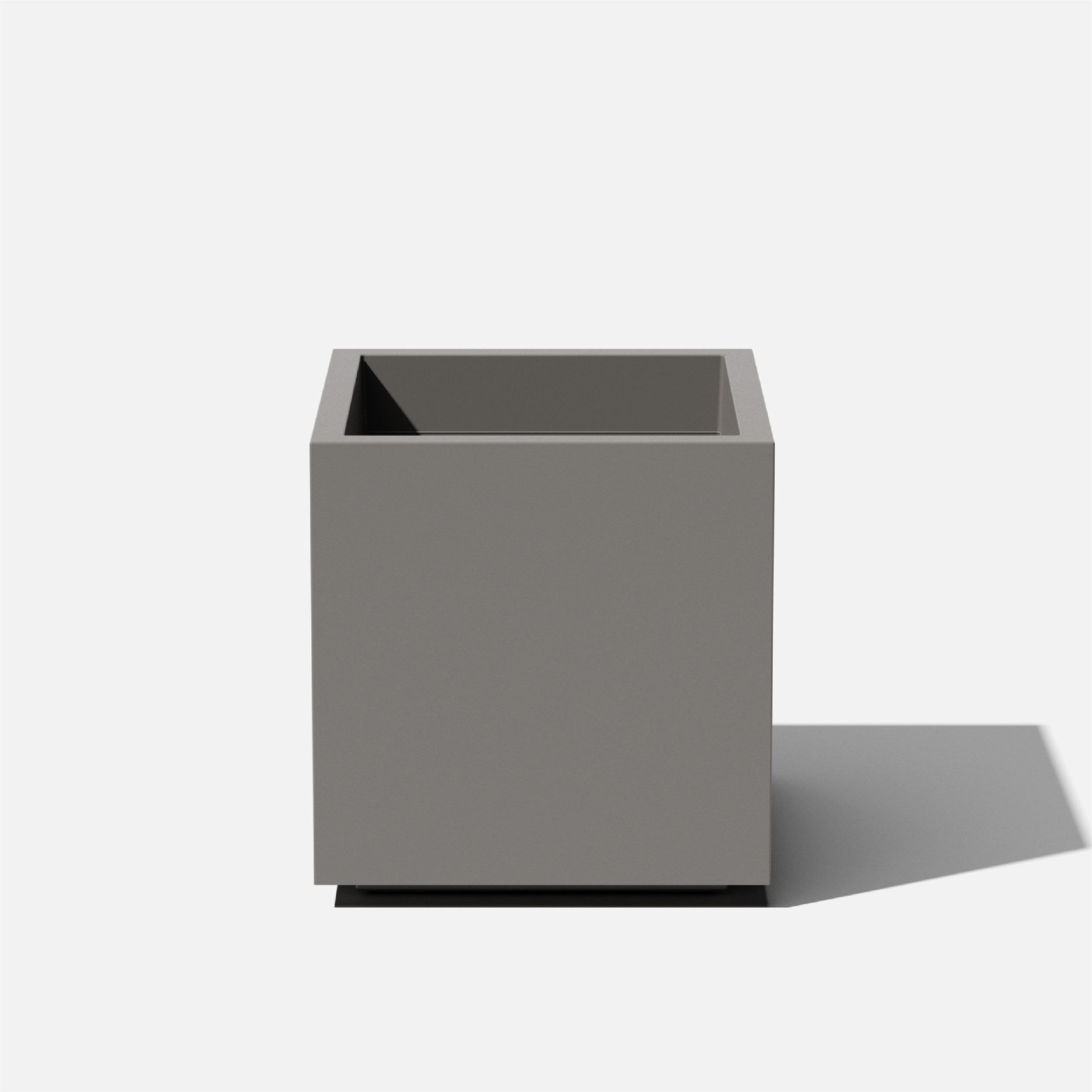 Veradek Block Series Cube Medium Planter Grey