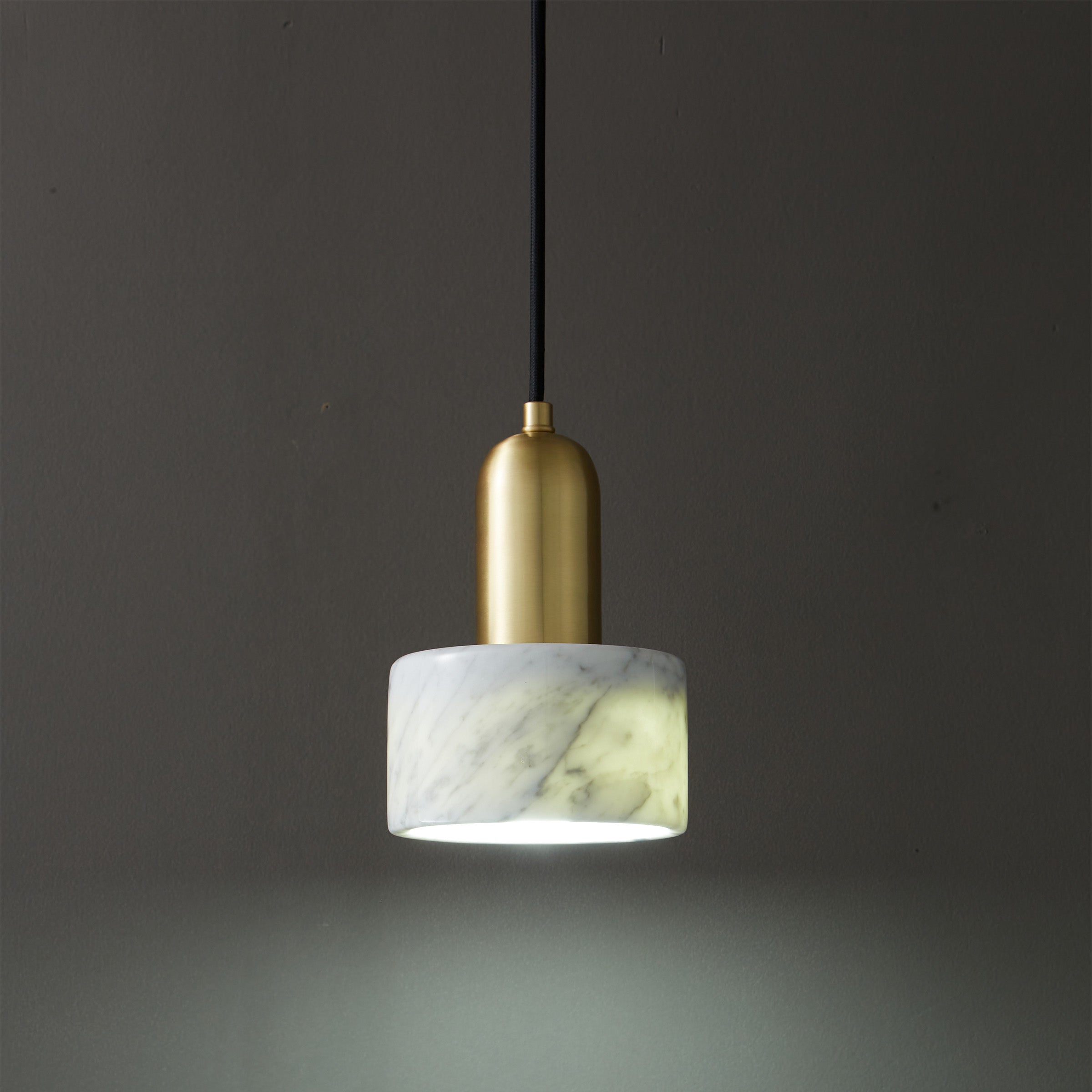 White Marble Pendant Lamp 7713-We