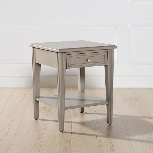 Dauphin Storage Shelf Side Table