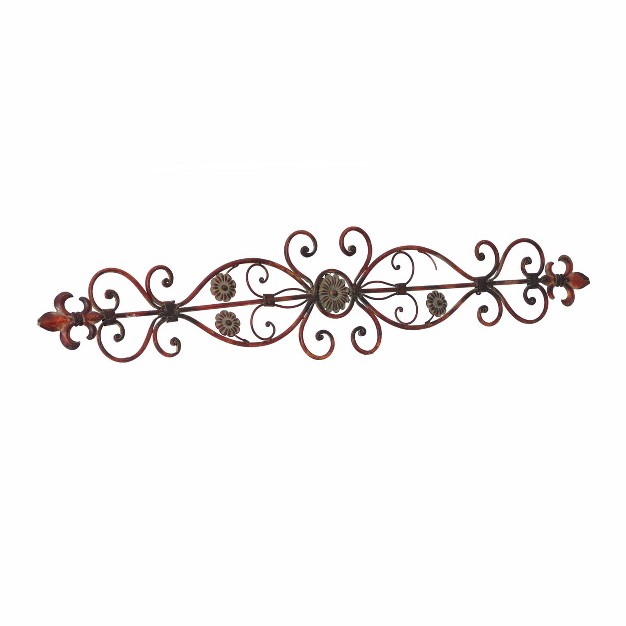 Rustic Metal Ornamental Wall Decor Brown Olivia amp May