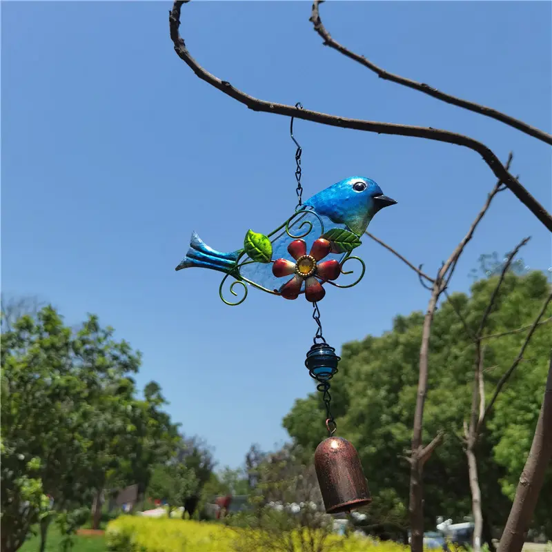 Factory Supply Natural Bird Feeder Drop Garden Garden MultiColor Wind Chimes