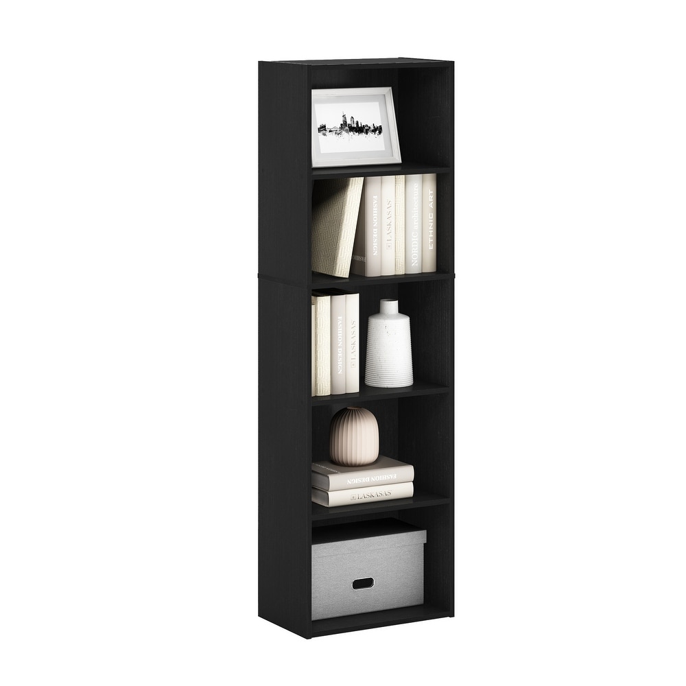 Porch   Den Hollygrove Reversible Color 5 tier Open Shelf Bookcase