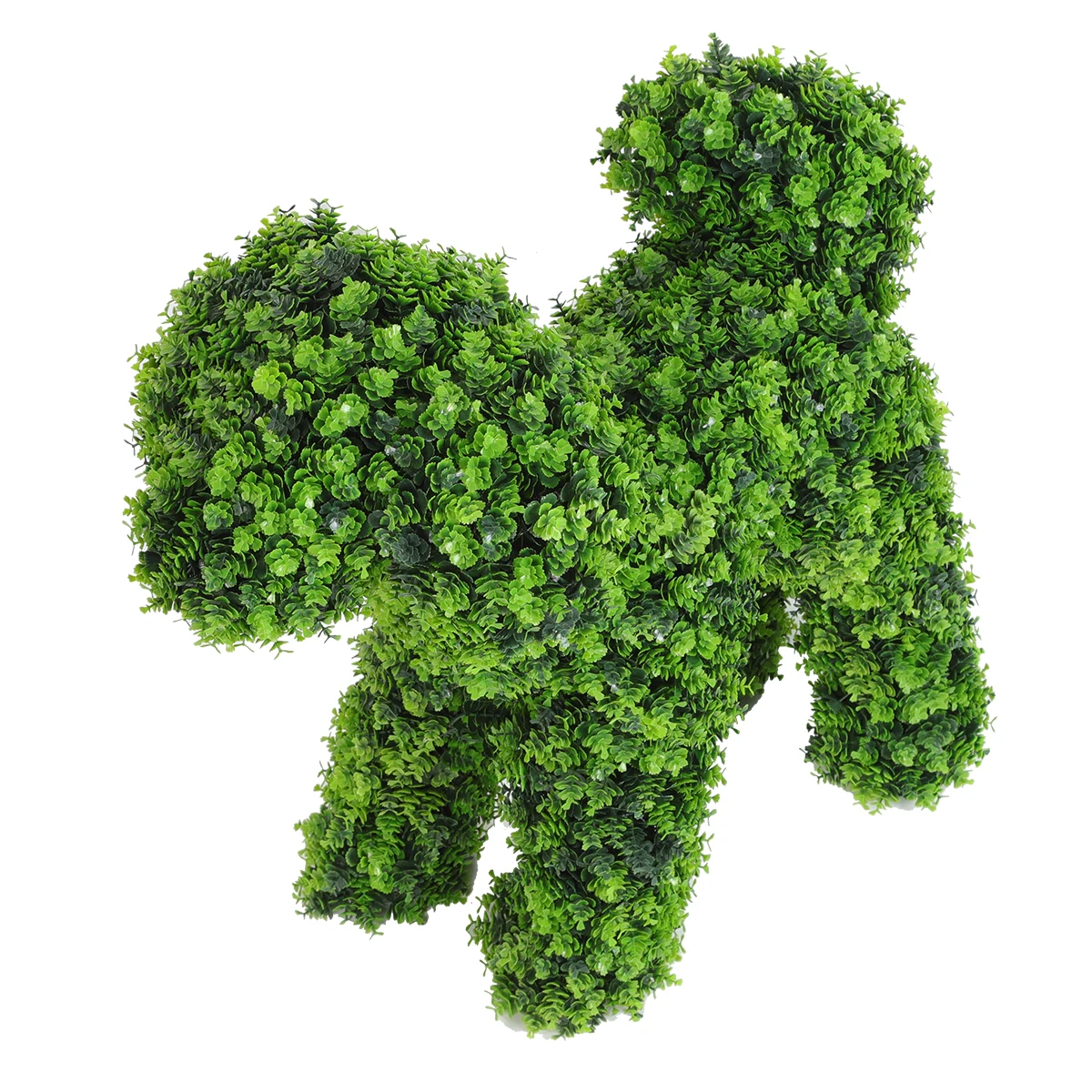 DW1 4 Garden Supplies 3D Green Ornament Plant Modeling Artificial Topiary Grass Animals for Outdoor Garden Decor