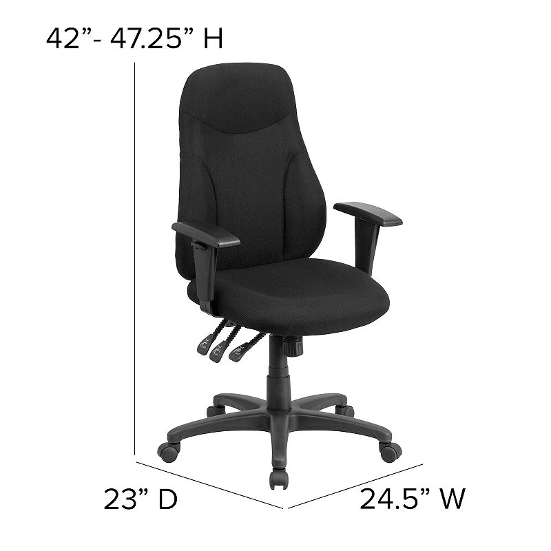 Flash Furniture Hughes High Back Swivel Ergonomic Task Office Chair