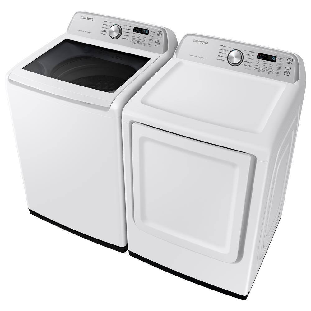  7.4 cu.ft. vented front load Smart Electric Dryer with Sensor Dry in White DVE47CG3500W