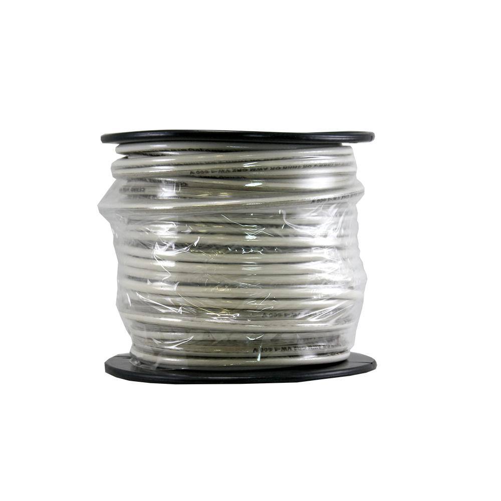 Cerrowire 100 ft. 10 Gauge White Stranded Copper THHN Wire 112-3872C