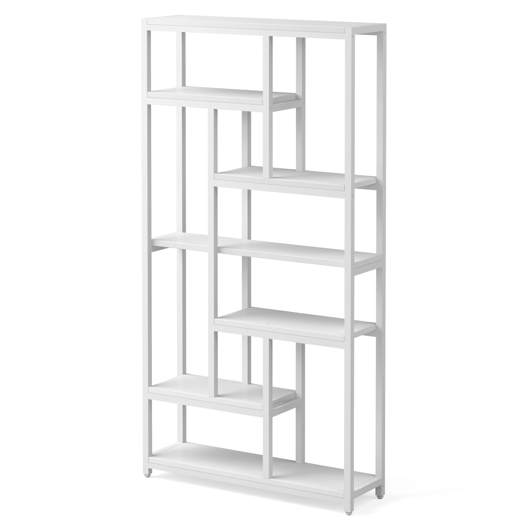 79 Tall Bookshelf, 7-Tier Bookcase Open Display Shelves