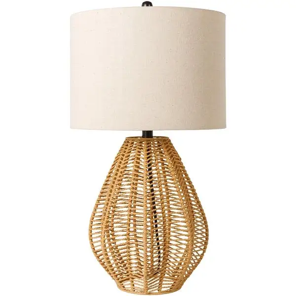 Cromwell Bohemian Paper Rattan Table Lamp - 26